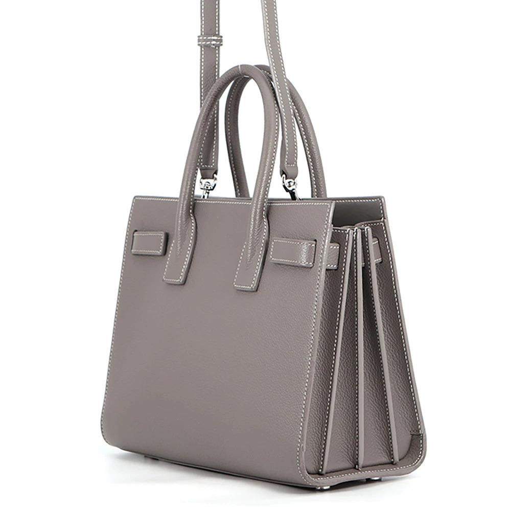 Saint Laurent Bag Shoulder Paris Leather Jour 2way Baby Sac de Grain Black